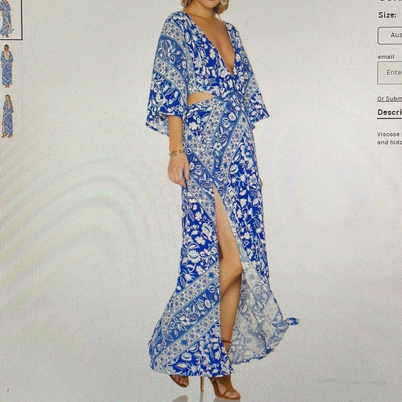 Spell Lolita Cutout Maxi Dress - Picture 2 of 10